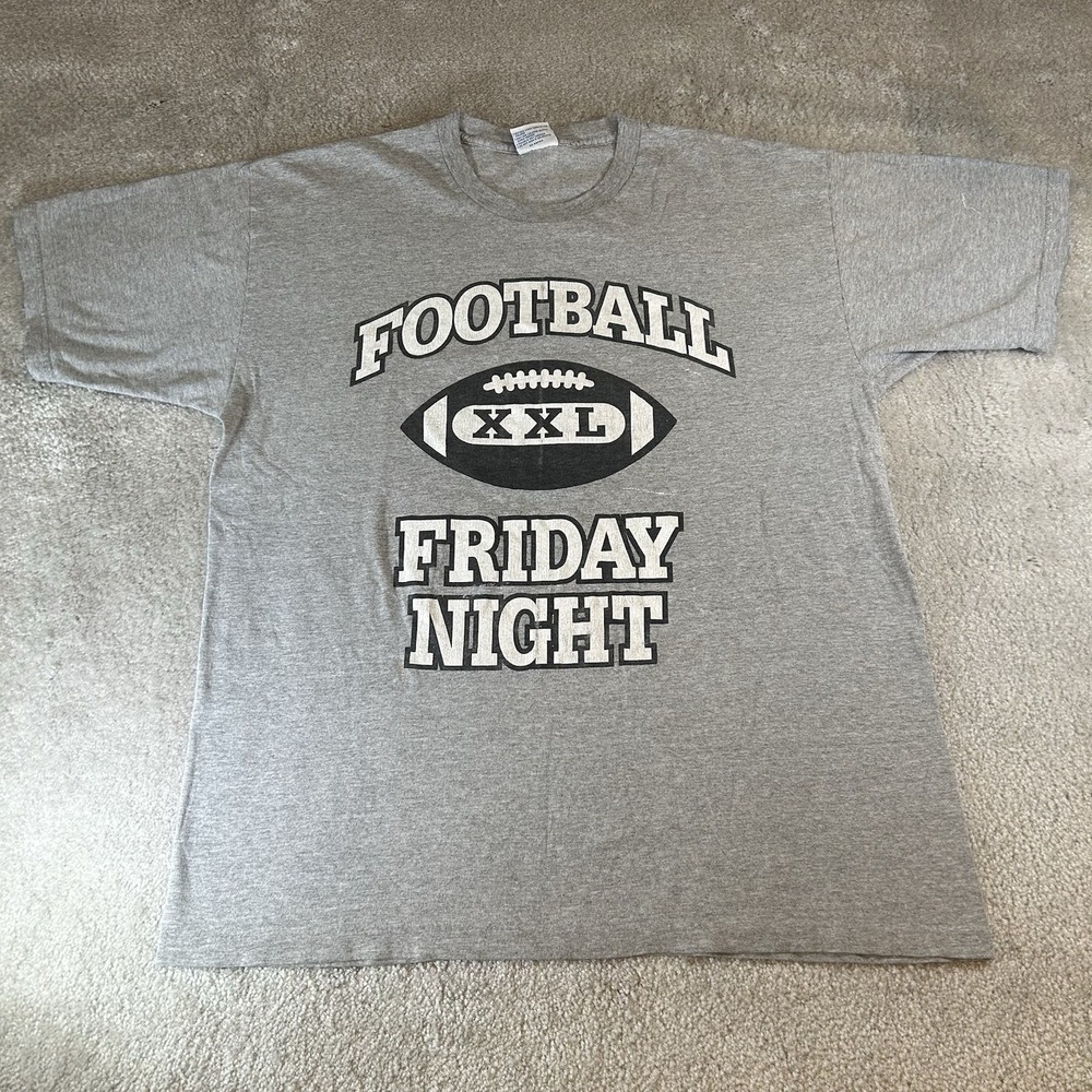 Vintage 90s‎ Friday Night Football High School Graphic T-Shirt Size XL All Sport